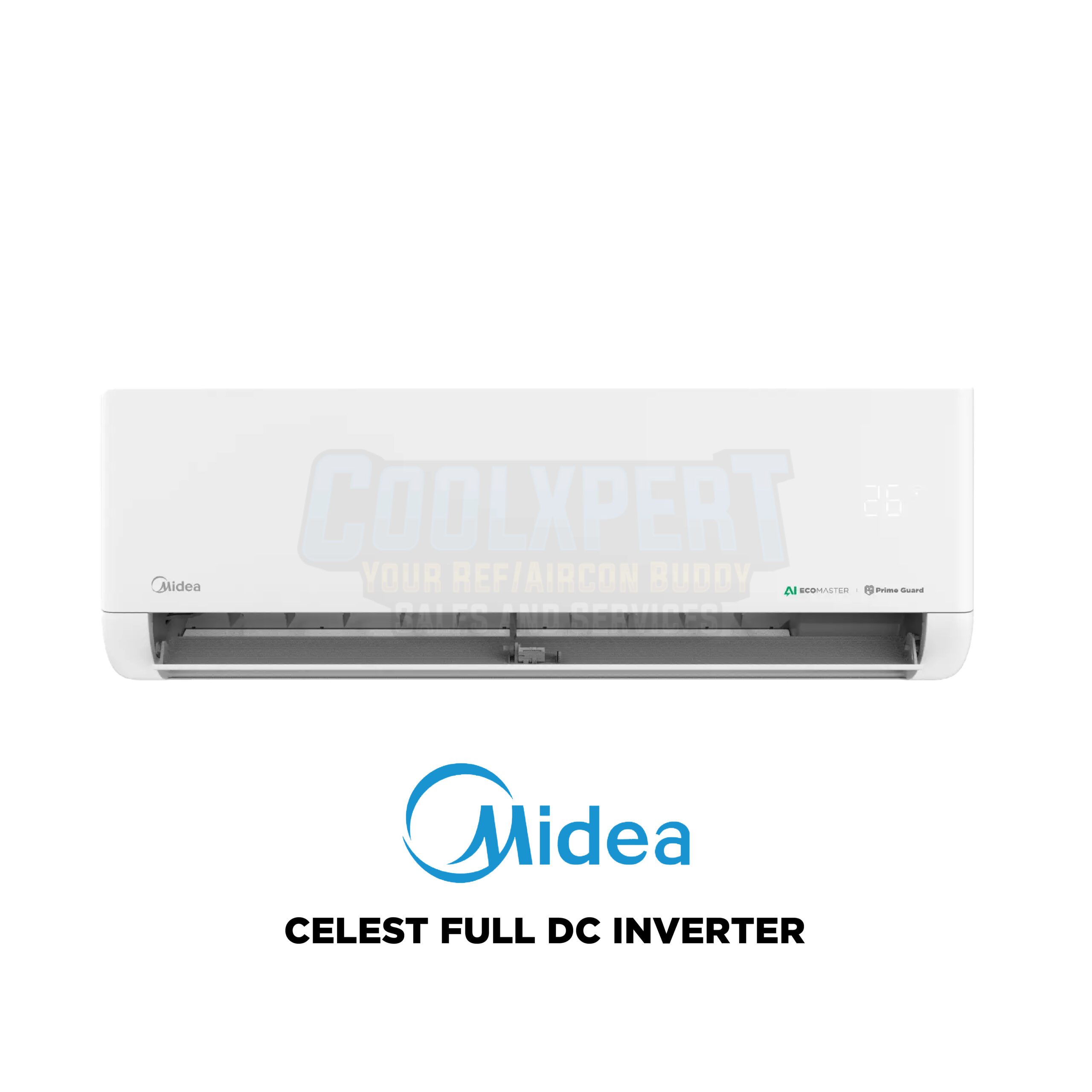 MIDEA CELEST SPLIT TYPE INVERTER MSCE-25CRFN8 NEW MODEL 3.0HP
